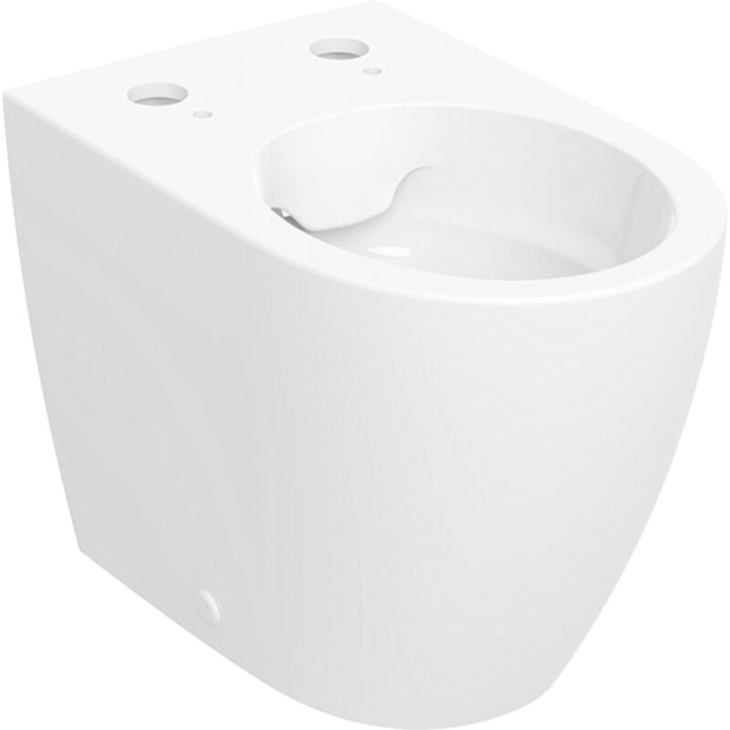 Stand-WC Tiefspüler, für Geberit AquaClean Tuma: weiss-alpin