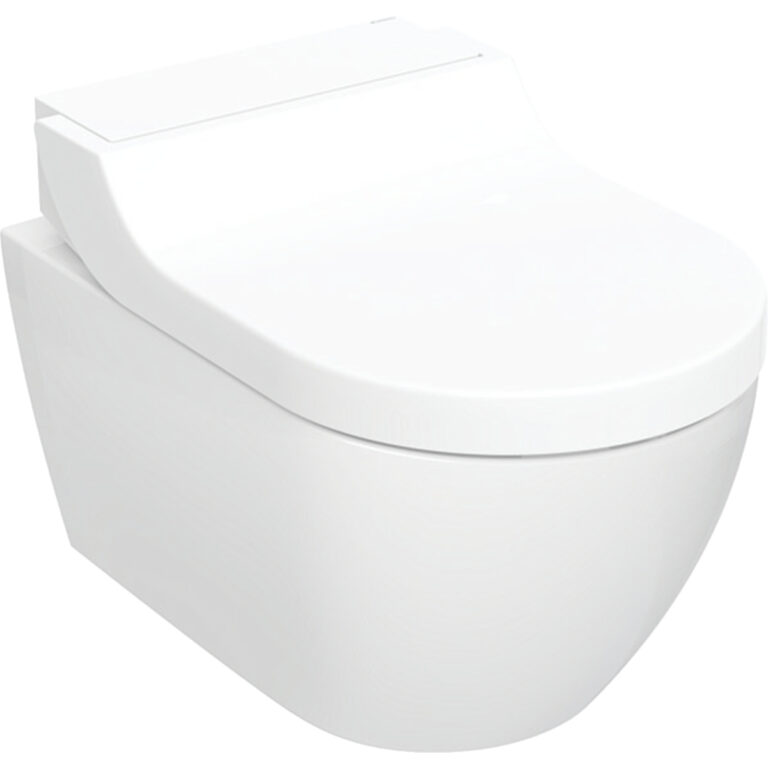 Geberit Dusch WC AquaClean Tuma Comfort WC-Komplettanlage Wand-WC: Glas weiss (146.290.SI.1)