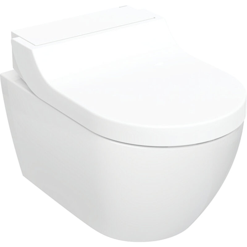 Geberit Dusch WC AquaClean Tuma Comfort WC-Komplettanlage Wand-WC: Glas weiss (146.290.SI.1)