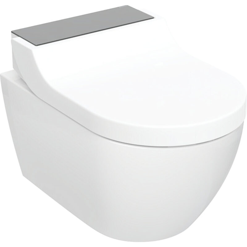 Geberit Dusch WC AquaClean Tuma Comfort WC-Komplettanlage Wand-WC: Glas schwarz (146.290.SJ.1)