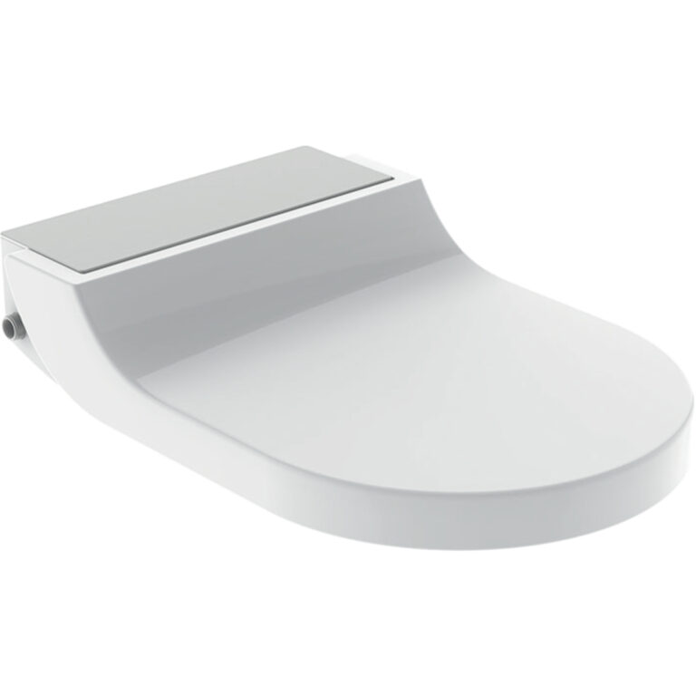 Geberit Dusch WC AquaClean Tuma Comfort WC-Aufsatz: Edelstahl gebürstet