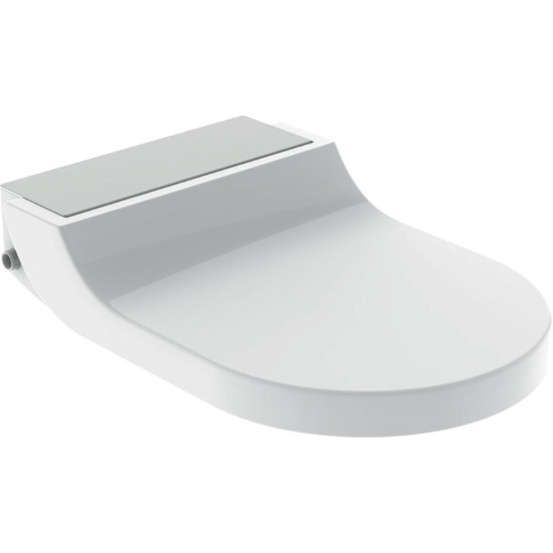 Geberit Dusch WC AquaClean Tuma Comfort WC-Aufsatz: Edelstahl gebürstet
