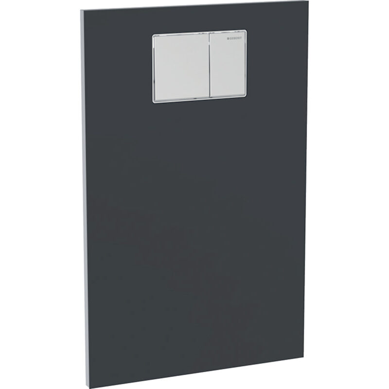 Designplatte für Geberit Dusch-WC AquaClean WC-Aufsatz: Glas schwarz