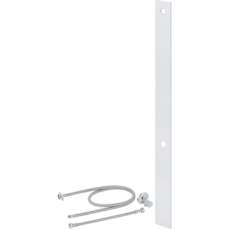 Umbauset für Geberit AquaClean WC-Aufsätze: Aluminium gebürstet Monolith, 101 cm