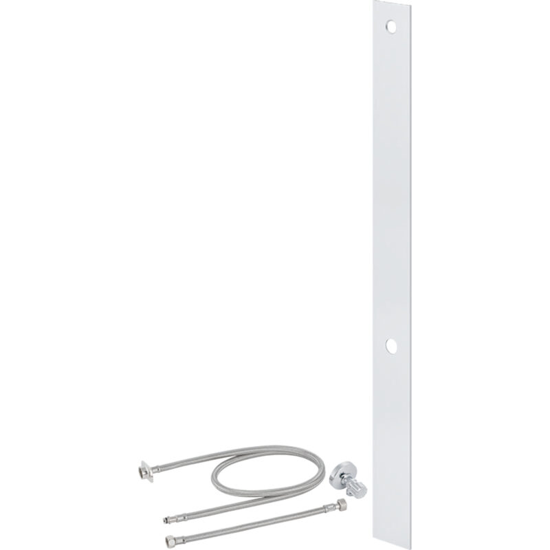 Umbauset für Geberit AquaClean WC-Aufsätze: Aluminium gebürstet Monolith, 101 cm