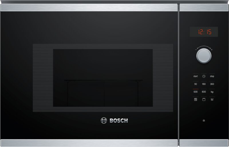 Bosch Serie 4, Einbau-Mikrowelle, 60 x 38 cm, Edelstahl (BEL523MS0)
