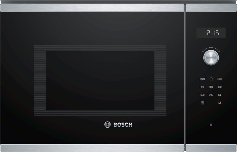 Bosch Serie 6, Einbau-Mikrowelle, 59 x 38 cm, Edelstahl (BFL554MS0)
