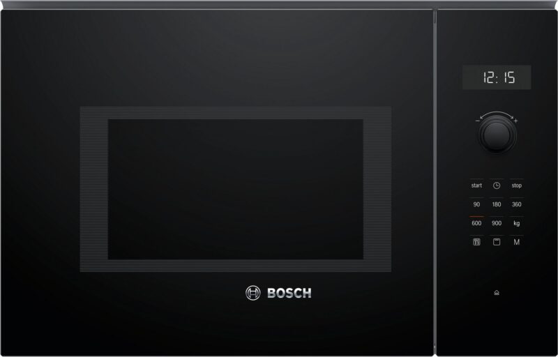 Bosch Serie 6, Einbau-Mikrowelle, 59 x 38 cm, Schwarz (BEL554MB0)