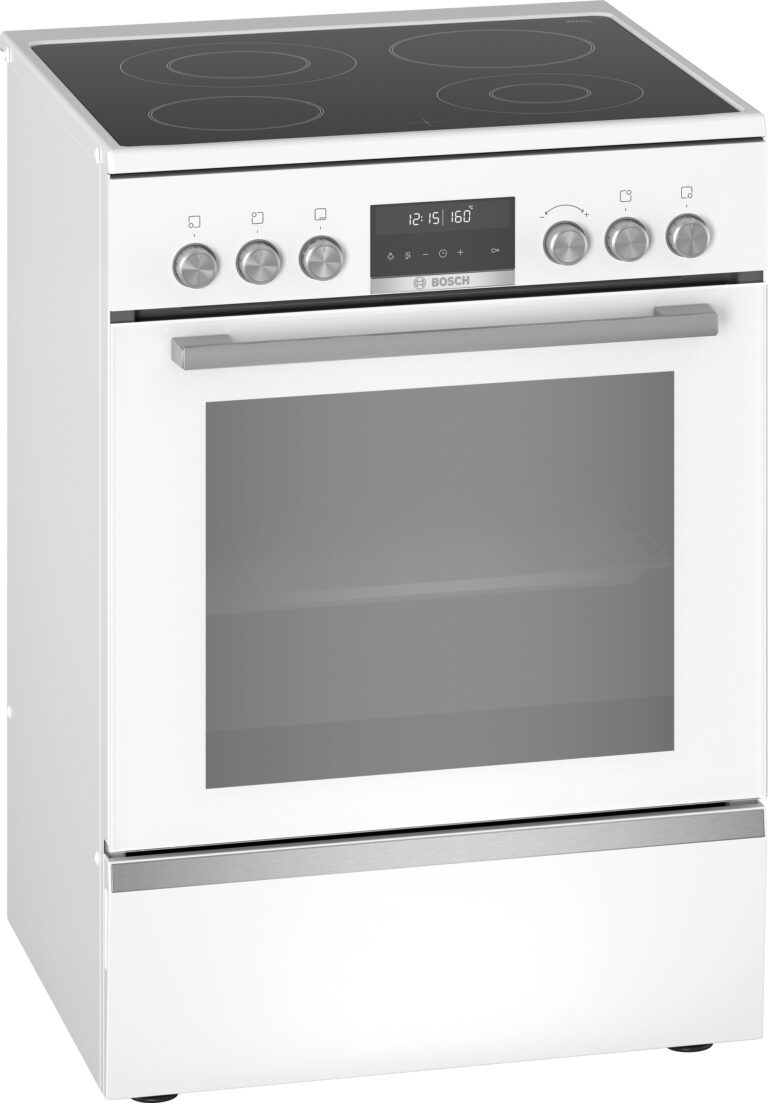 Bosch Serie 6, Freistehener Elektroherd, Weiss (HKS79R220)