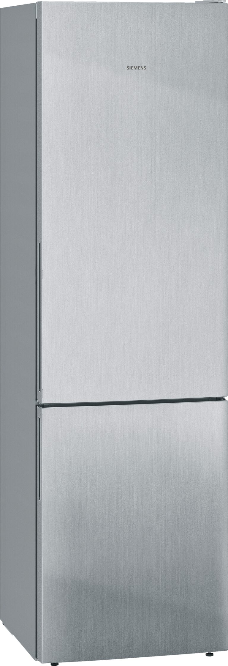 Siemens iQ500, Freistehende Kühl-Gefrier-Kombination mit Gefrierbereich unten, 201 x 60 cm, Edelstahl-antifingerprint (KG39EAICA)