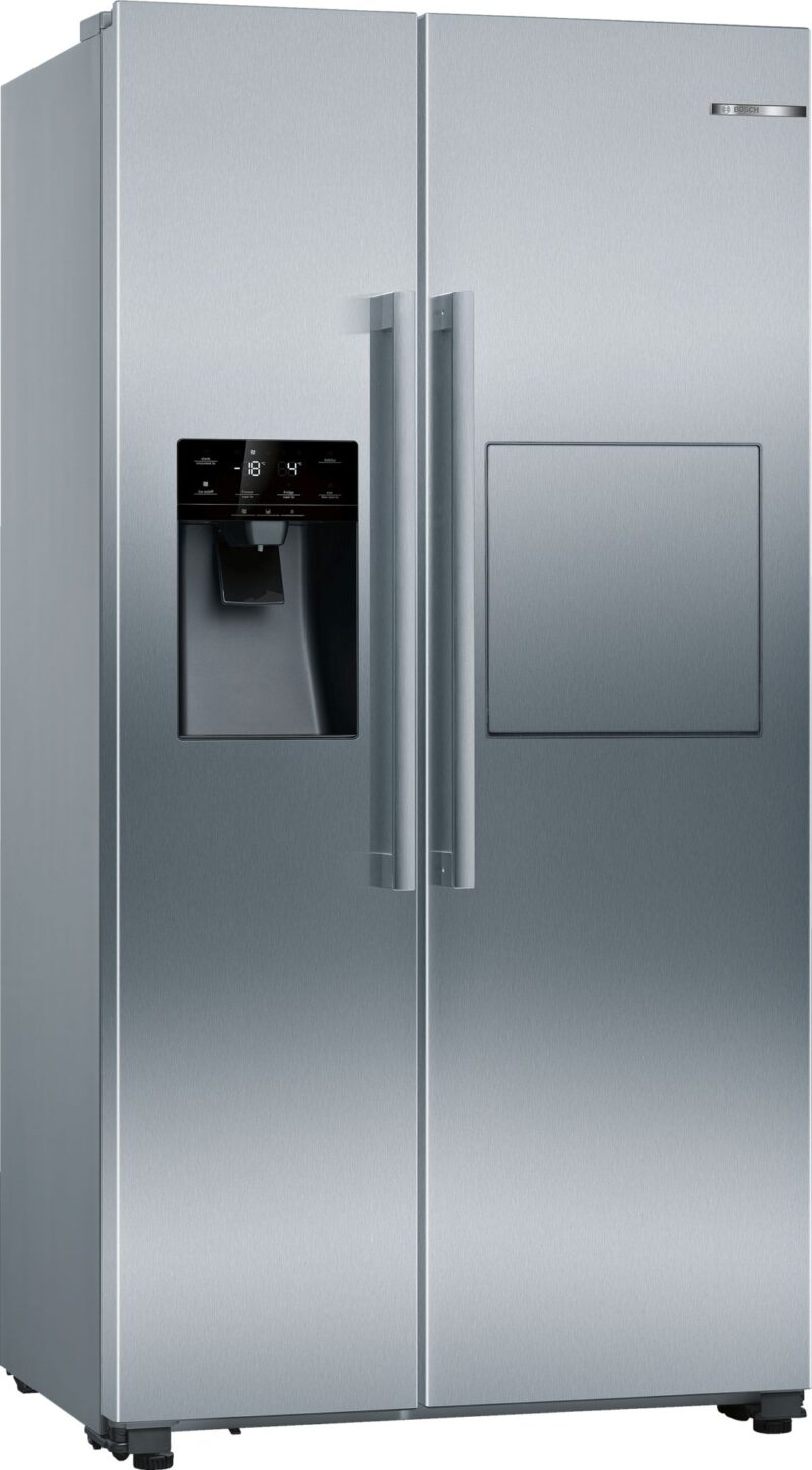 Bosch, Serie 6, Amerikanischer Side by Side, 178.7 x 90.8 cm, Gebürsteter Stahl AntiFingerprint, Total No Frost (KAG93AIEP)