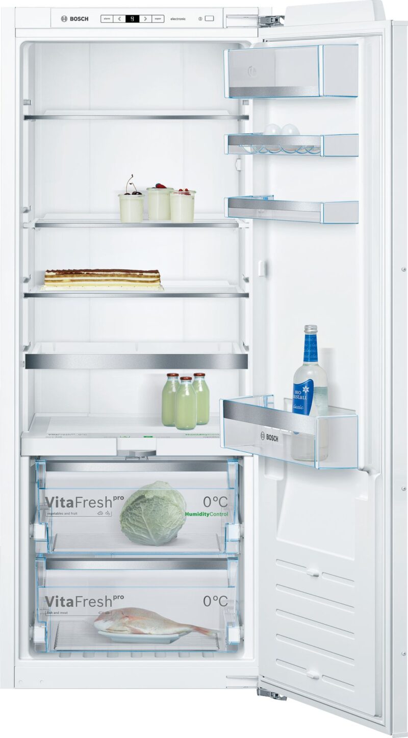 Bosch Serie 8, Einbau-Kühlschrank, 140 x 56 cm, Flachscharnier, rechts (KIF51AFE0)