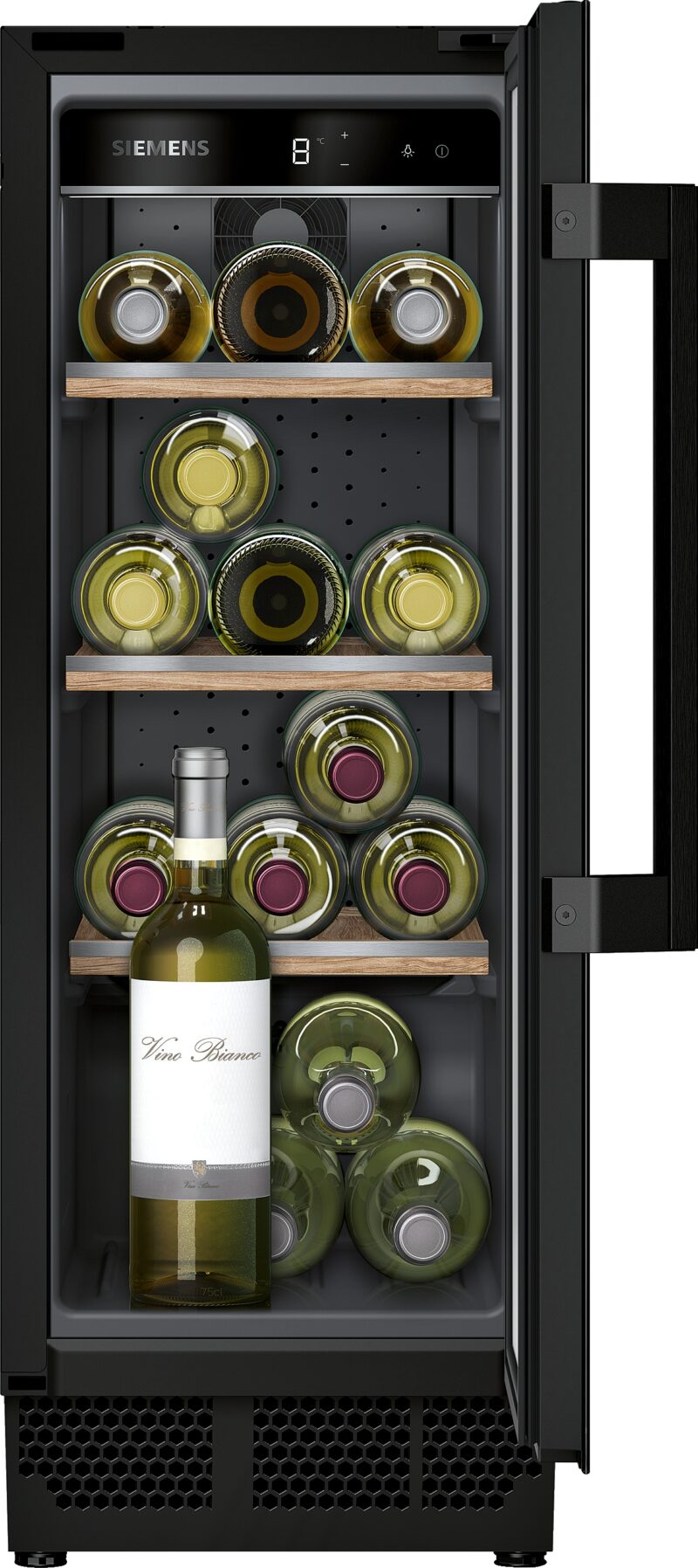 Siemens iQ500, Weinkühlschrank mit Glastür, 82 x 30 cm (KU20WVHF0)