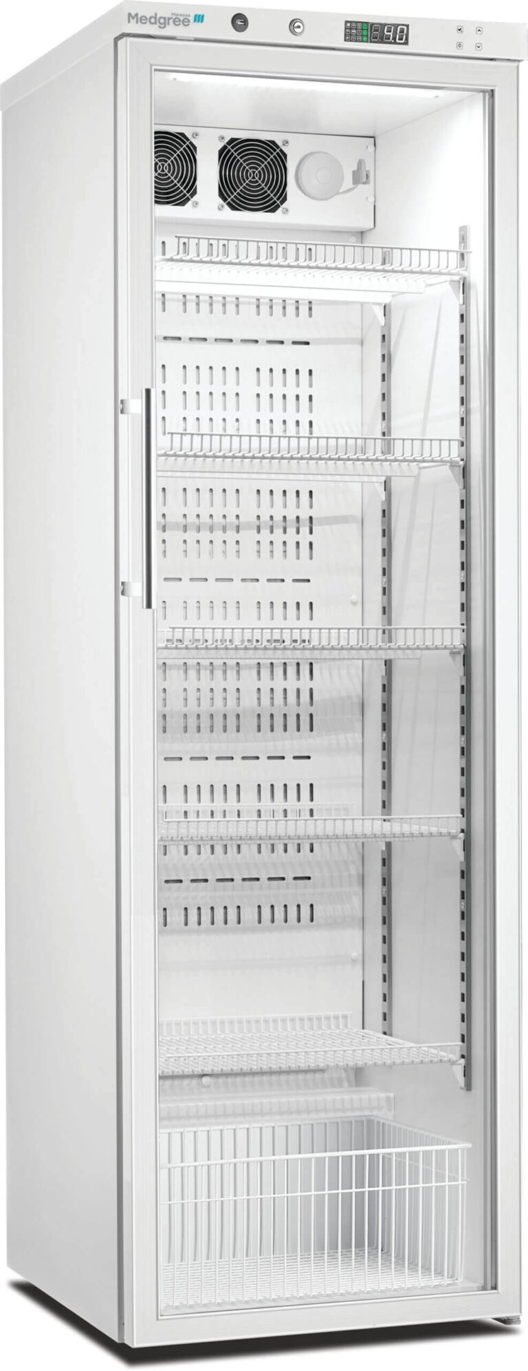 MEDGREE Medikamenten-Kühlschrank DIN 13277, 188 cm, rechts wechselbar (MPRA 450 G M)