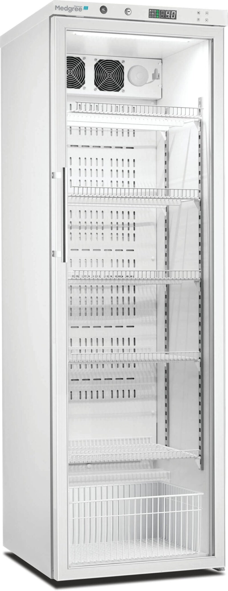 MEDGREE Medikamenten-Kühlschrank DIN 13277, 188 cm, rechts wechselbar (MPRA 450 G M)