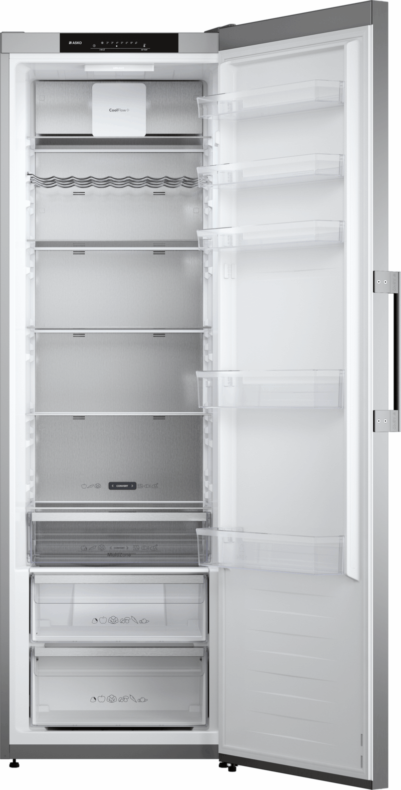 ASKO Kühlschrank freistehend  PREMIUM, rechts wechselbar (R23841S)