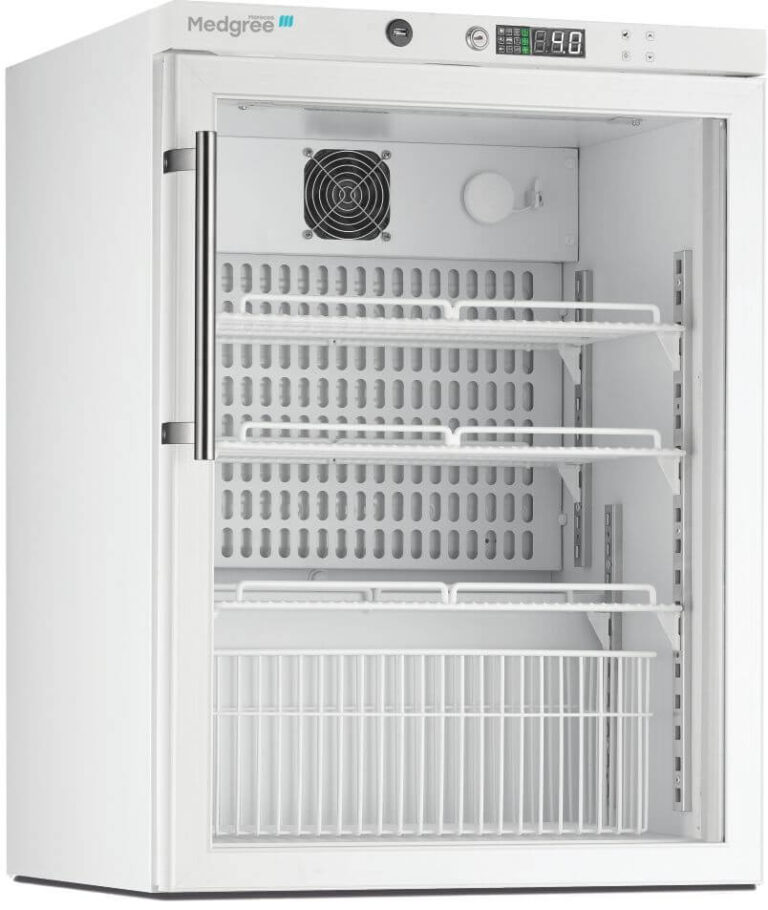 MEDGREE Medikamenten-Kühlschrank DIN 13277, 84 cm, rechts wechselbar (MPRA 150 G M)