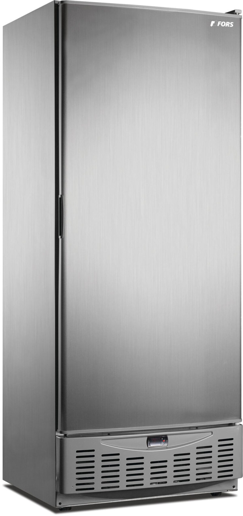 FORS Gastronomie- & Bäckerei-Kühlschrank, Volltür, Edelstahl, GN 2/1 und 600x400, rechts nicht wechselbar (GMCV550ES)