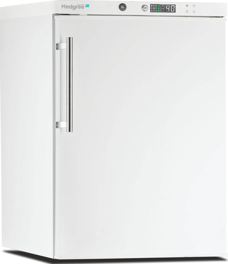 MEDGREE Medikamenten-Kühlschrank DIN 13277, 84 cm, rechts wechselbar (MPRA 150 S M)