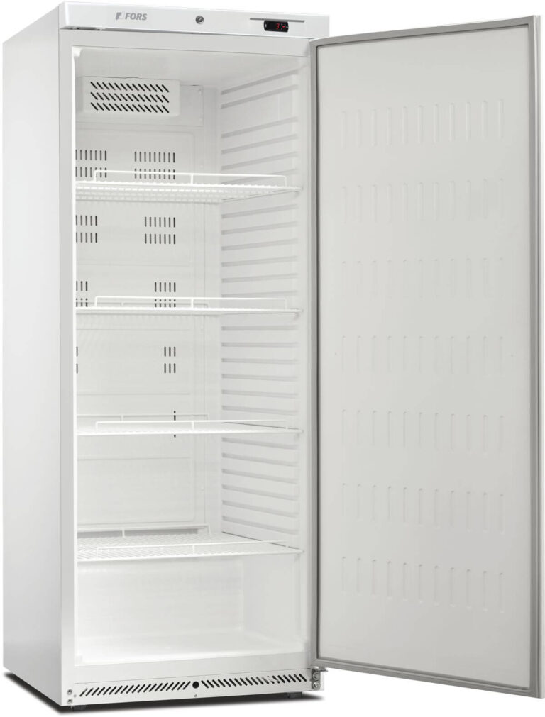 FORS Gastronomie-Kühlschrank, Volltür, weiss, GN 2/1, rechts wechselbar (GCV600W)