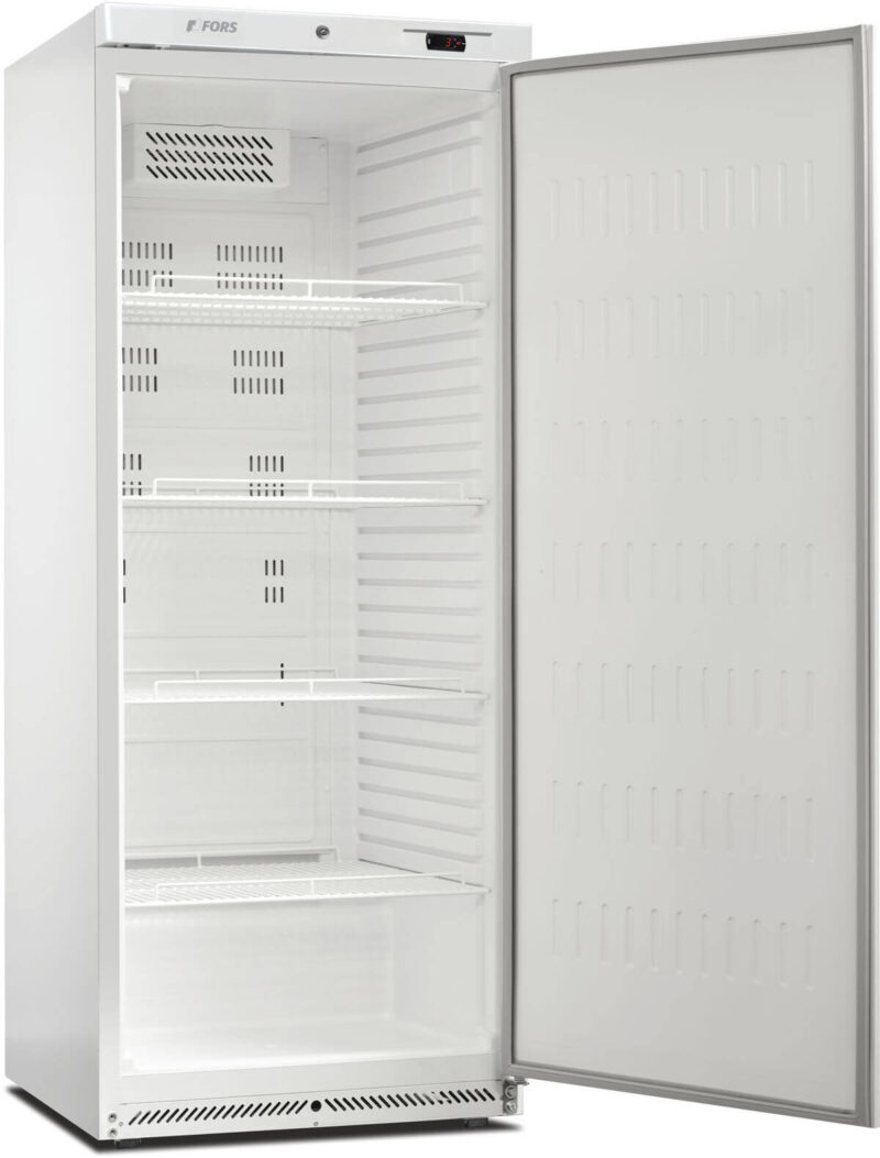 FORS Gastronomie-Kühlschrank, Volltür, weiss, GN 2/1, rechts wechselbar (GCV600W)
