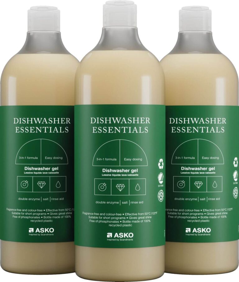 ASKO Geschirrspülmittel Gel, 6 Flaschen zu 1000 ml (Karton) (LD10 BOX)