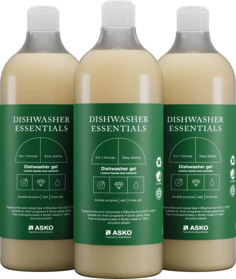 ASKO Geschirrspülmittel Gel, 6 Flaschen zu 1000 ml (Karton) (LD10 BOX)