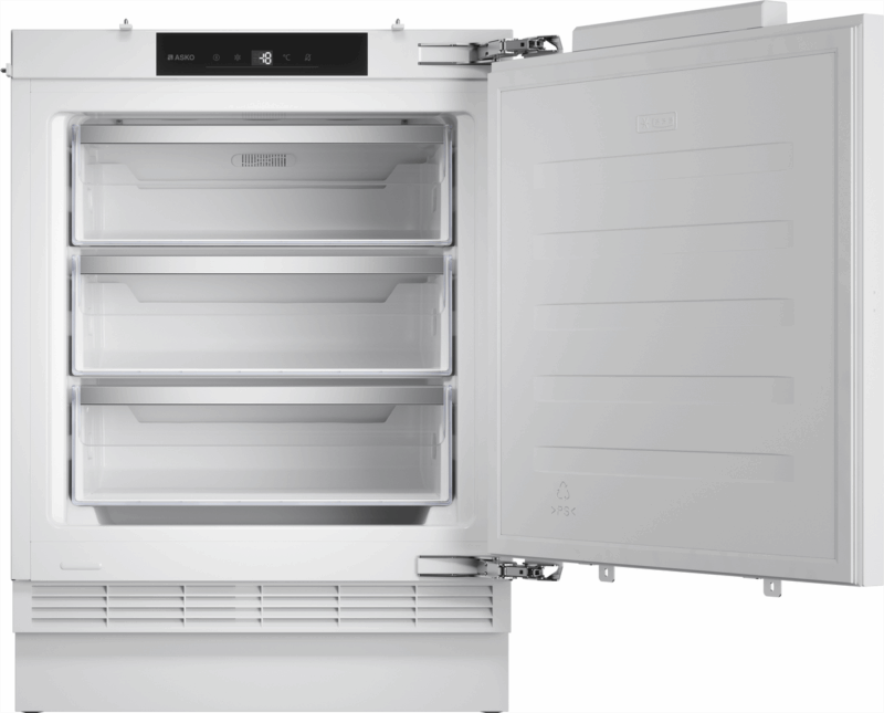 ASKO Unterbau-Gefrierschrank Einbau PREMIUM, rechts wechselbar (F22881I)