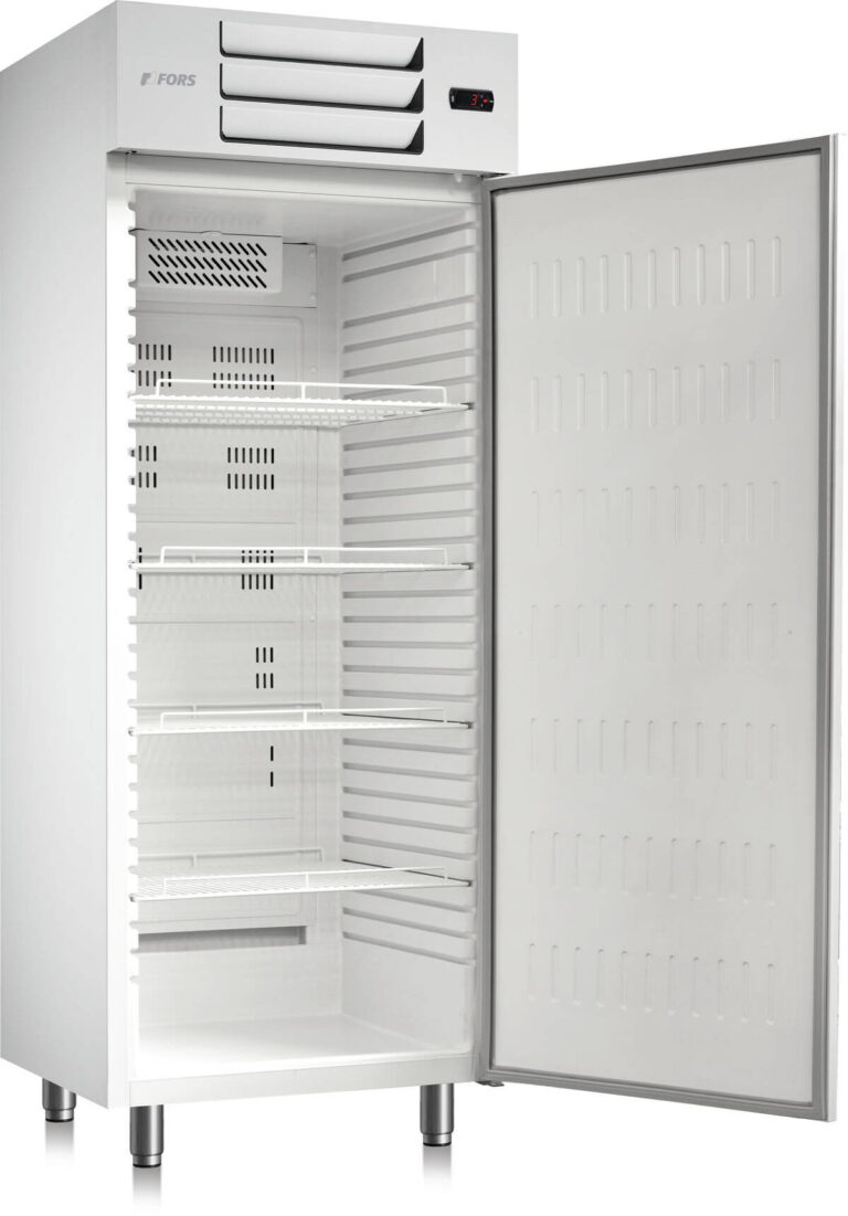 FORS Gastronomie-Kühlschrank, Volltür, weiss, GN 2/1, rechts wechselbar (GCV550W)