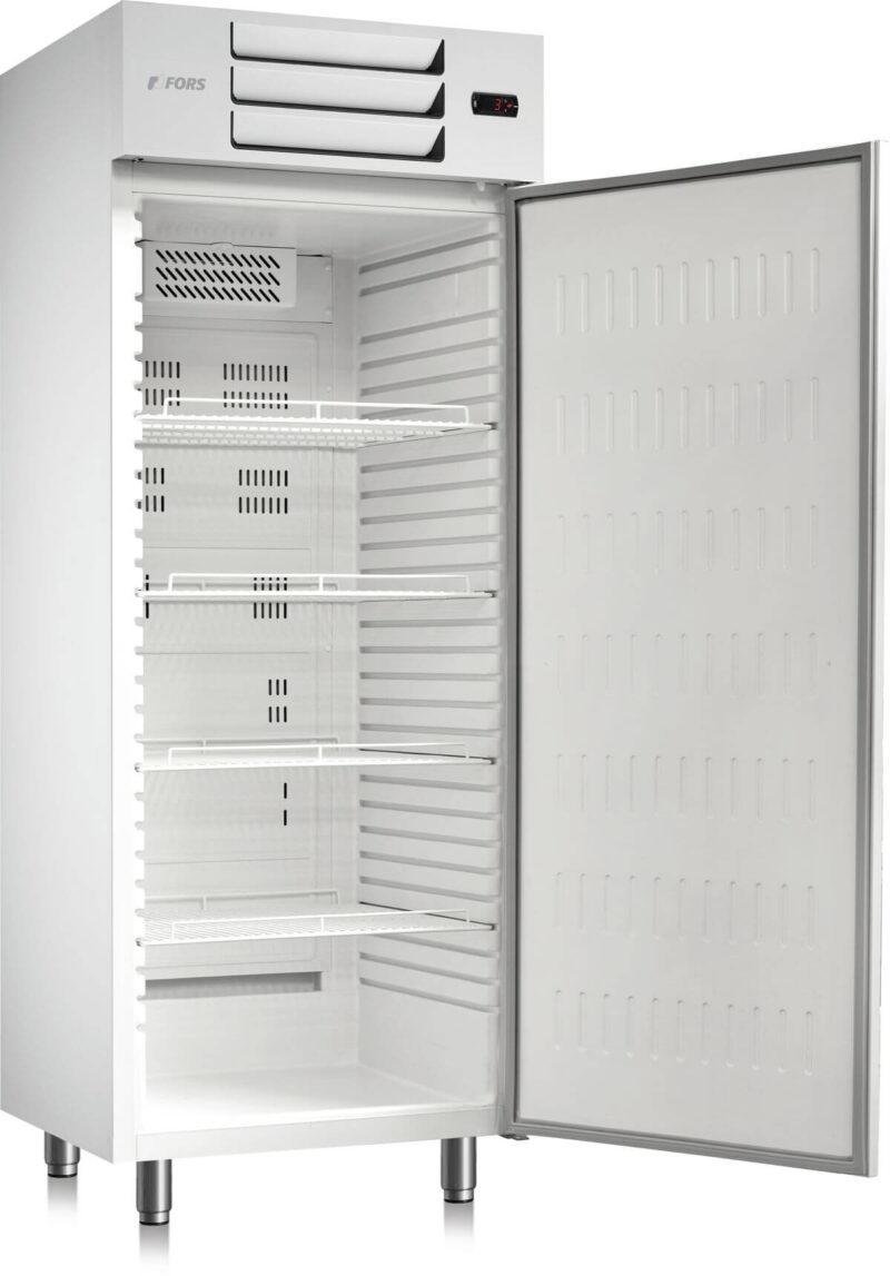 FORS Gastronomie-Kühlschrank, Volltür, weiss, GN 2/1, rechts wechselbar (GCV550W)