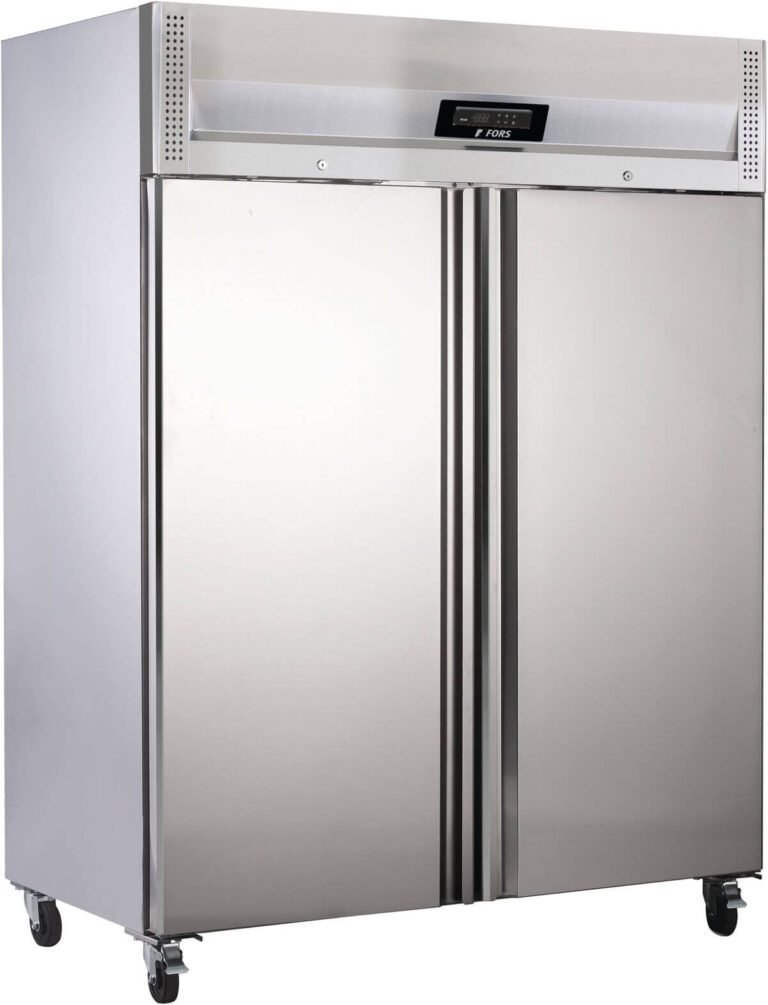 FORS Gastronomie-Gefrierschrank, doppelte Volltür, Edelstahl, GN 2/1 (GFV14000ES)
