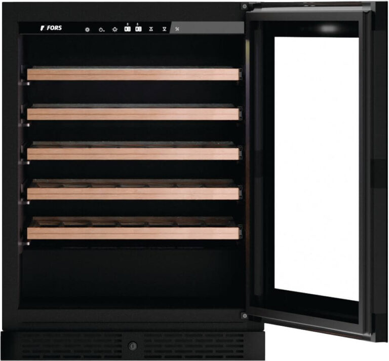 FORS Weinkühlschrank freistehend PREMIUM, rechts wechselbar (FFW60821G)