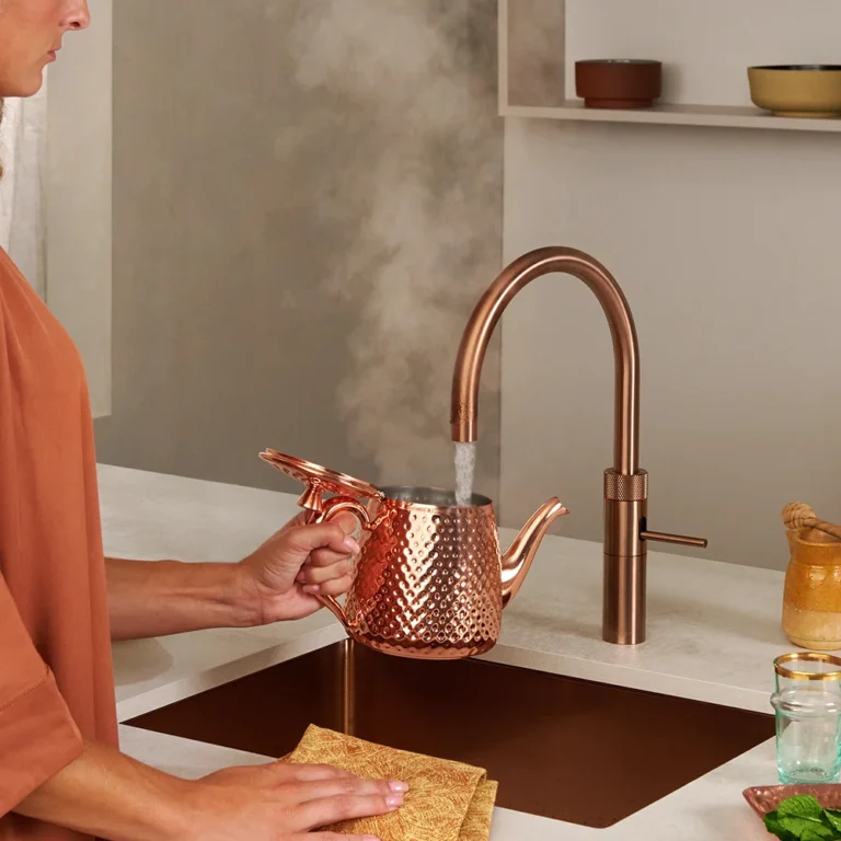 Quooker Hahn Fusion Round kupfer rosé