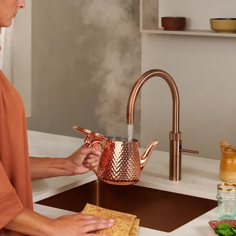 Quooker Hahn Fusion Round kupfer rosé