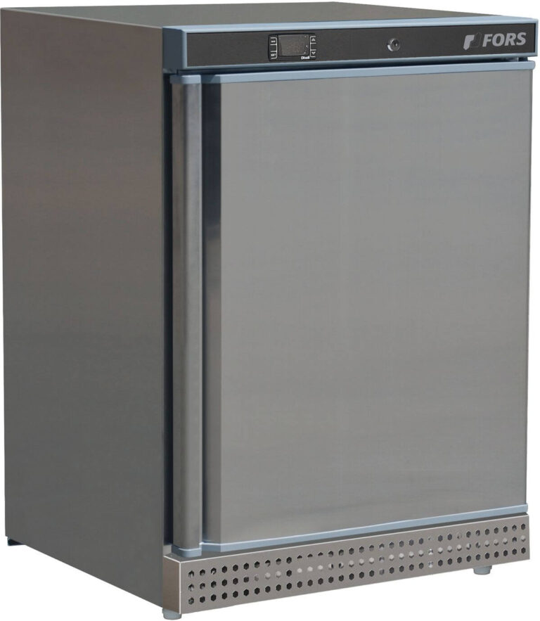 FORS Gewerbe-Gefrierschrank, Volltür, Edelstahl, rechts wechselbar (UFV1200ES)