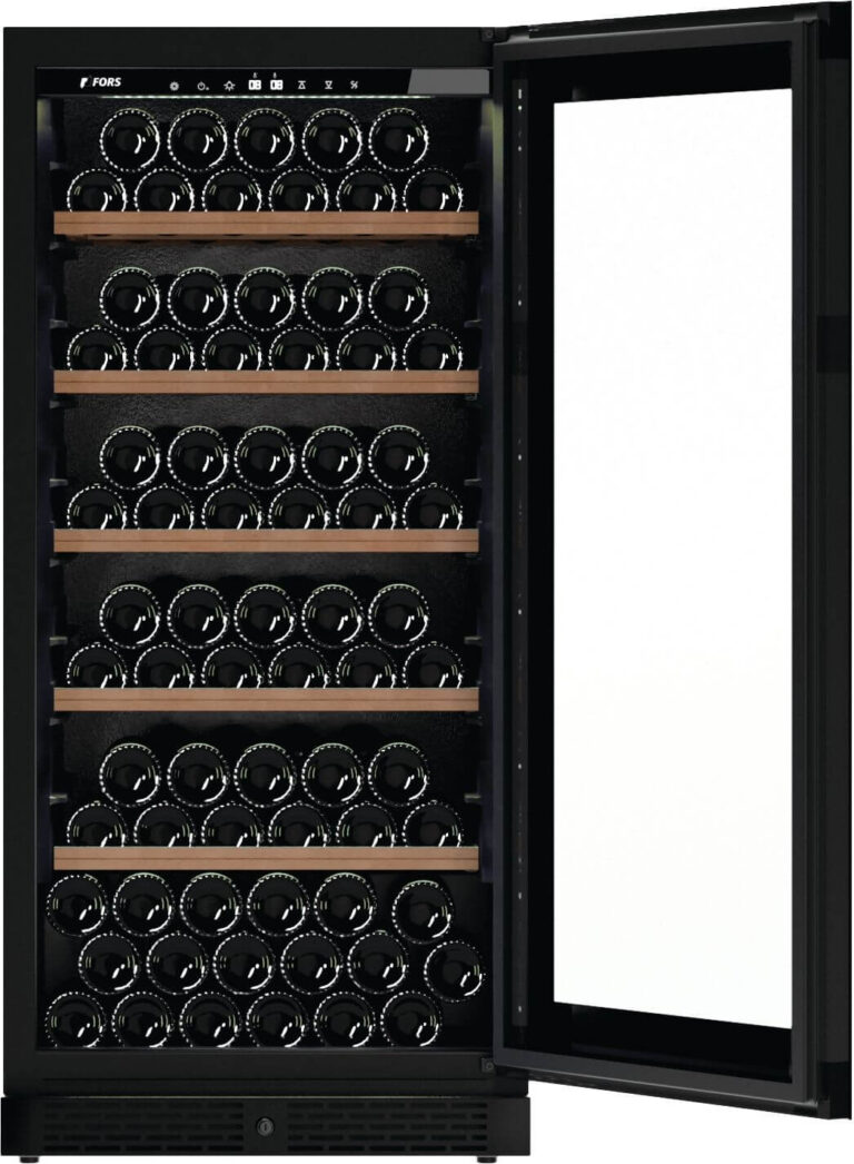 FORS Weinkühlschrank freistehend PREMIUM, rechts wechselbar (FFW601271G)