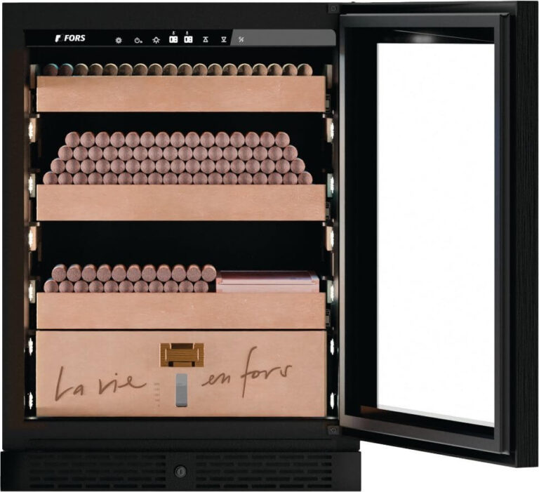 FORS Zigarrenschrank freistehend EXCLUSIVE, rechts wechselbar (FFH60821HF)