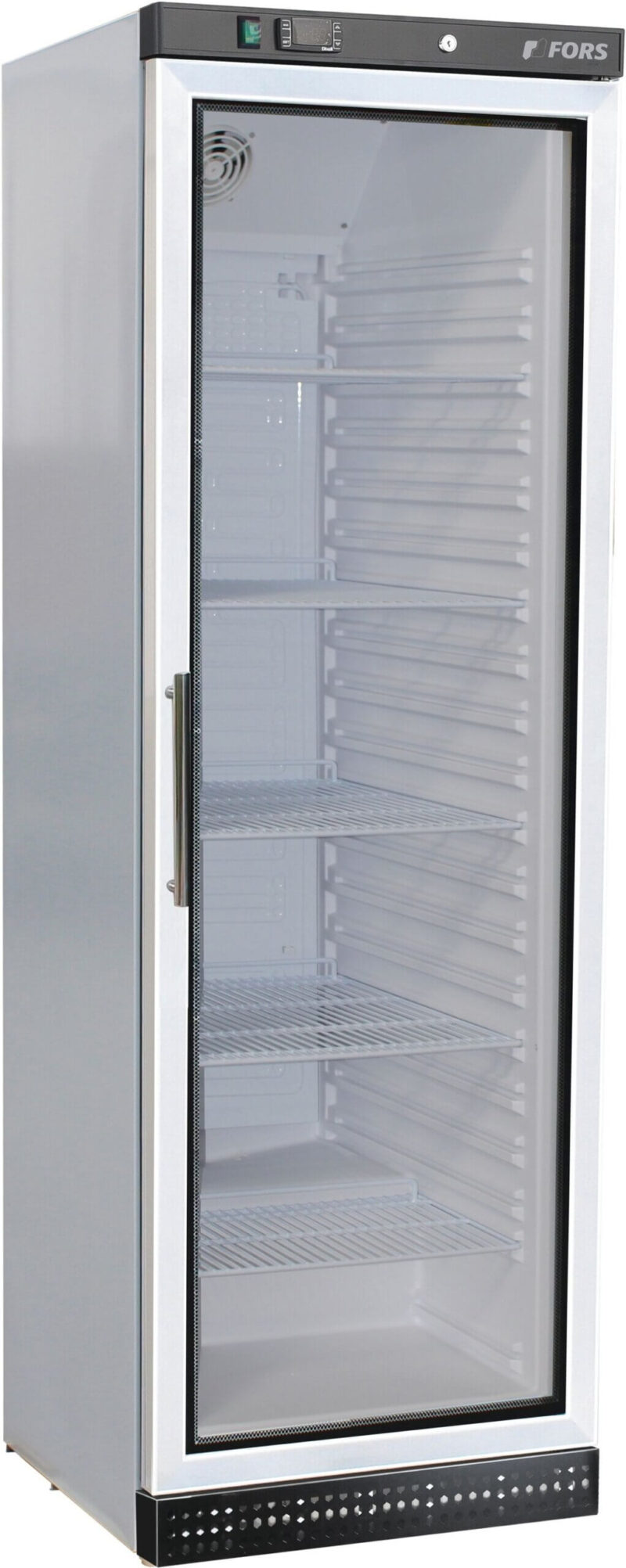 FORS Getränke- & Gewerbe-Kühlschrank, Glastür, weiss, rechts wechselbar (UCV4000WG)
