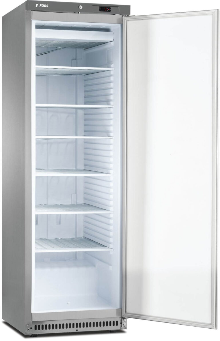 FORS Gewerbe-Gefrierschrank, Volltür, Edelstahl, rechts wechselbar (CFS400ES)