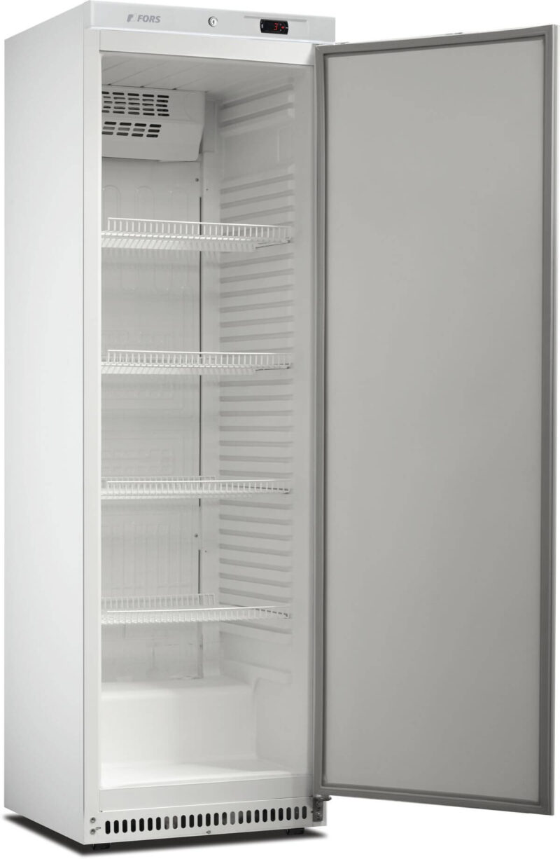 FORS Getränke- & Gewerbe-Kühlschrank, Volltür, weiss, rechts wechselbar (CCV400W)