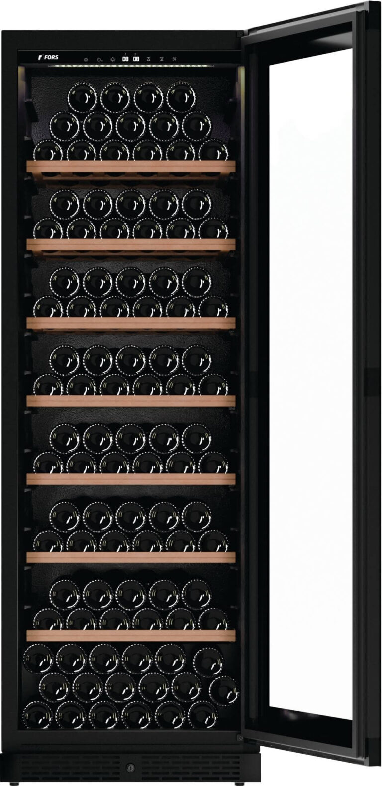 FORS Weinkühlschrank freistehend PREMIUM, rechts wechselbar (FFW601721G)