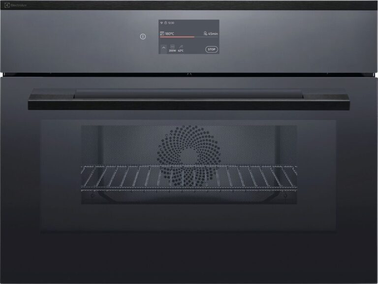 Electrolux Kompakt-Kombi-Mikrowellengerät EB4GL90KSP - Schwarz-Spiegel (944005302)