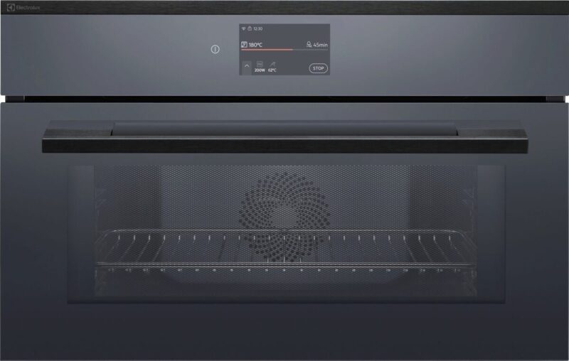 Electrolux Kompakt-Kombi-Mikrowellengerät EB3GL90KSP - Schwarz-Spiegel (944005229)