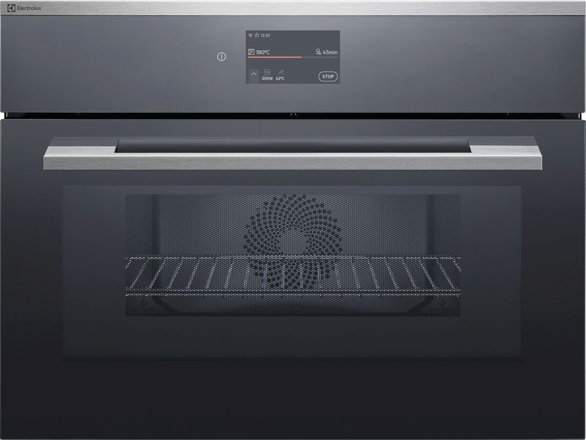 Electrolux Kompakt-Kombi-Mikrowellengerät EB4GL90KCN - Chrom mit Antifingerprint Beschichtung (944005301) 1 Electrolux Kompakt-Kombi-Mikrowellengerät EB4GL90KCN - Chrom mit Antifingerprint Beschichtung (944005301)