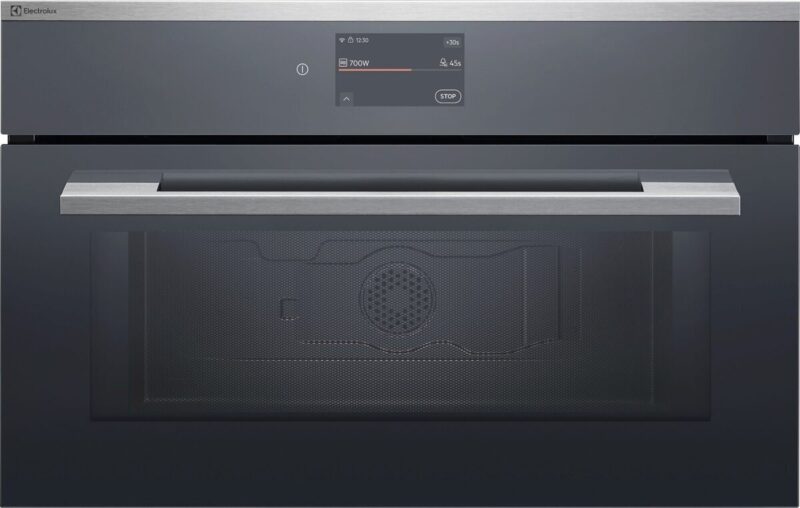 Electrolux Kompakt-Mikrowellengerät EB3GL90CN - Chrom mit Antifingerprint Beschichtung (944005227)