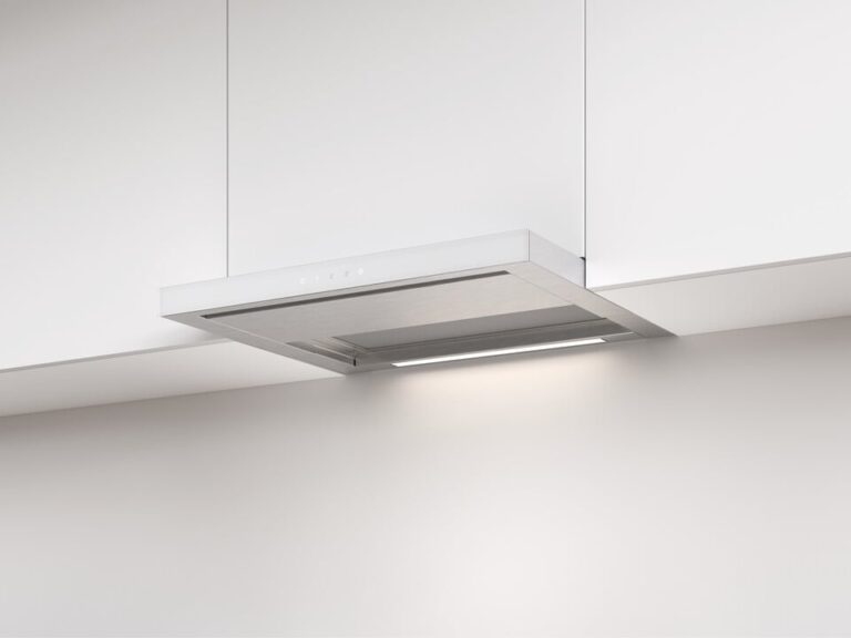 V-ZUG Dunstabzug AiroClearEinbau V400 F60 - Glas Weiss (6107500001)