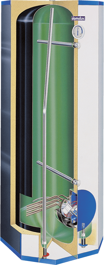 Domotec Hochschrank-Wassererwärmer 150 l (E 150 61 G) 230 (400)V~ 2.0 (3.0/1.5) kW