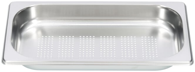 V-ZUG Garbehälter gelocht, 1/3 GN, B 325 x T 177 x H 40mm (K23208)