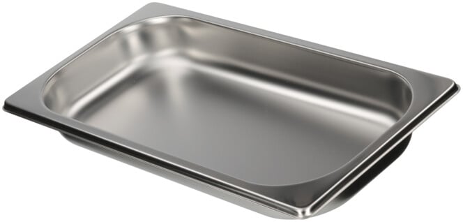 V-ZUG Garbehälter ungelocht, 1/3 GN, B 325 x T 177 x H 40 mm (K23223)