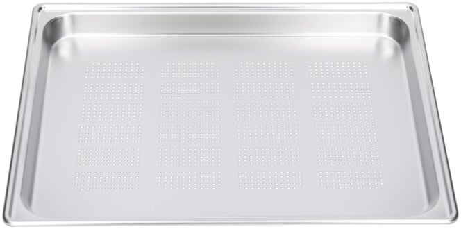 V-ZUG Garbehälter gelocht, B 430 x T 370 x H 25 mm (K40011)
